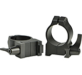 Warne Maxima Steel Rings, 1in, CZ 550 19mm Grooved Receiver, QD, Medium - Matte 1BLM