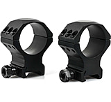 Wulf Optics Wulf Tactical Rifle Scope Rings, 6 Screw, High, Black, 34mm, WU8006