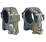 Image of Yankee Hill Machine 4-Screw Scope Ring Set Medium One Inch Picatinny Realtree AP Camouflage SPT-241A