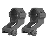 Image of Yankee Hill Machine Dual Offset Scope Ring Set 30mm Picatinny Matte Black YHM-305KA