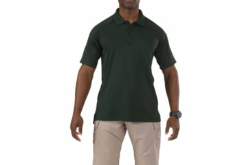 Image of 5.11 Tactical Helios Short Sleeve Polo - Men's, LE Green, 2XL, 41192-860-2XL