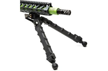 Image of ACCU-TAC LR-10 G2 Quick Detach Bipod, Large Rifle, Flat Black, LRB-G200