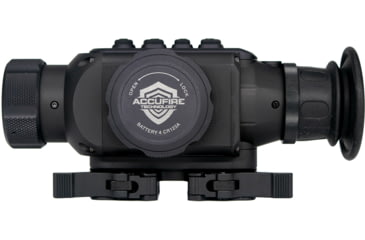 Image of Accufire Technology Incendis Clip-On 1 - 4x 30mm Thermal Imaging Rifle Scopes, 60 NTSC, Black, ACC-INC3-2020G1