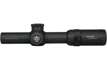 Image of Accufire Technology Prospectis EVRO-6 Rifle Scope, 1-6x24mm, 30mm Tube, Second Focal Plane, CQB-BDC W/ Fastt-3 Reticle, Black, ACC-PE6-2020G1