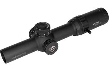 Image of Accufire Technology Prospectis EVRO-6 Rifle Scope, 1-6x24mm, 30mm Tube, Second Focal Plane, CQB-BDC W/ Fastt-3 Reticle, Black, ACC-PE6-2020G1