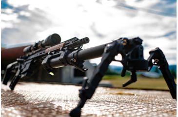 Image of Accuracy Solutions BipodeXt ARC II ARCA Spec Telescoping Bipod, Black, AS-90020