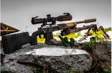 Image of Accuracy Solutions BipodeXt ARC III Picatinny No Accessories, Black, BipodeXt ARC III Picatinny NA