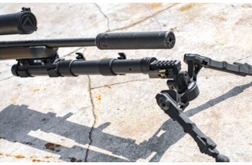 Image of Accuracy Solutions BipodeXt ARC III Picatinny No Accessories, Black, BipodeXt ARC III Picatinny NA