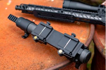 Image of Accuracy Solutions BipodeXt TAC II ARCA Rail Dual Mount, Black, BipodeXt TAC II ARCA Rail DM