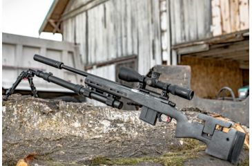 Image of Accuracy Solutions BipodeXt TAC III Gen2 ARCA Spec Telescoping Bipod, Black, AS-90100