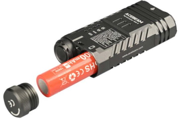 Image of Acebeam EDC Terminator M2-X Flashlights, Li-Ion Battery, 3200 Lumens w/RGB, Grey, M2-X