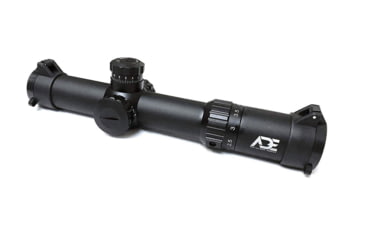 Image of ADE Advanced Optics 1-4x24mm Riflescope, SFP, Illuminated Mil Dot Reticle, Matte, Black, Gen2 1-4x24