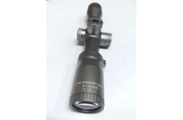 Image of ADE Advanced Optics 3-12x40mm Rifle Scope, 30mm Tube, FFP, Crosshair Reticle, Matte, Titanium, Titanium3-12X40