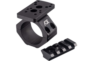 Image of ADE Advanced Optics 34mm Piggyback Universal Fit Red Dot Riflescope Ring, Black, HM10