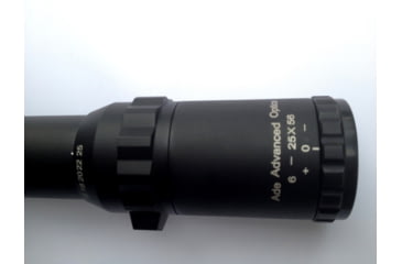 Image of ADE Advanced Optics 6-25x56mm Long Range Rifle Scope, 35mm Tube, Mil-Dot Bar Reticle, Matte, Black, 6-25X56SF
