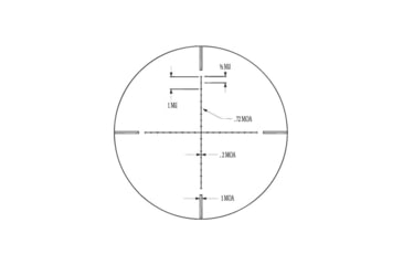 Image of ADE Advanced Optics 6-25x56mm Long Range Rifle Scope, 35mm Tube, Mil-Dot Bar Reticle, Matte, Black, 6-25X56SF