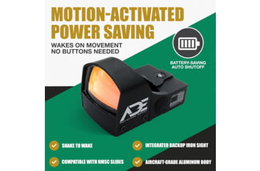 Image of ADE Advanced Optics RD3-009 1x Reflex Red Dot Sight