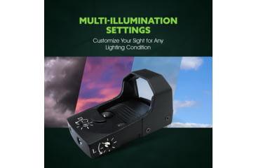 Image of ADE Advanced Optics RD3-006 1x Reflex Green Dot Sight w/SAR9 Optic Mount Plate