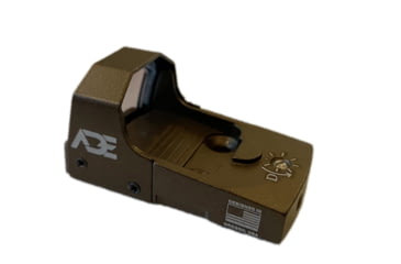 Image of ADE Advanced Optics Huracan Mini Reflex Green Dot Micro Sight, 4 MOA, FDE, RD3-006B1S