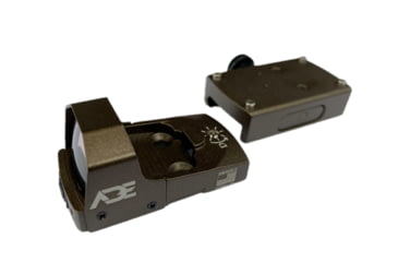 Image of ADE Advanced Optics Huracan Mini Reflex Green Dot Micro Sight, 4 MOA, FDE, RD3-006B1S