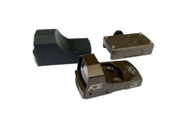 Image of ADE Advanced Optics Huracan Mini Reflex Green Dot Micro Sight, 4 MOA, FDE, RD3-006B1S
