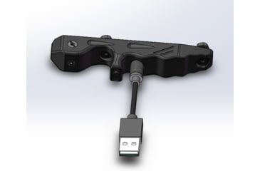 Image of ADE Advanced Optics M-Lok Angled Foregrip/Handstop, Green Laser, Black, HG77