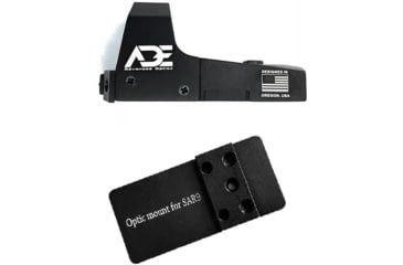 Image of ADE Advanced Optics RD3-006 1x Reflex Green Dot Sight w/SAR9 Optic Mount Plate