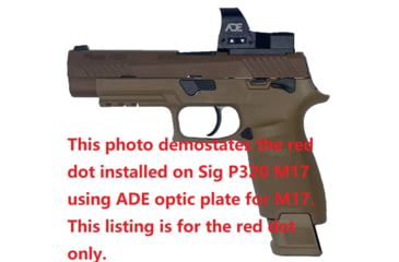 Image of ADE Advanced Optics RD3-015 Micro Mini Reflex Red Dot Sight, 4 MOA Reticle, Black, RD3-015