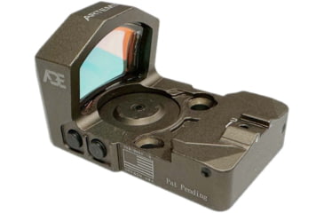 Image of ADE Advanced Optics RD3-022 Pro Artemis Red Dot Sight With Multi-6-Reticle System, FDE, RD3-022 Pro FDE Trumpet Red
