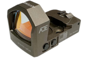Image of ADE Advanced Optics RD3-022 Pro Artemis Red Dot Sight With Multi-6-Reticle System, FDE, RD3-022 Pro FDE Trumpet Red