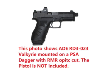 Image of ADE Advanced Optics Valkyrie Green Dot Sight, 4 MOA Reticle, Black, RD3-023 Pro