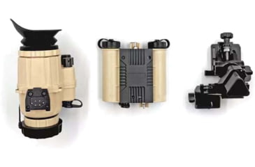 Image of AGM Global Vision F14-3AP Fusion Night Vision and Thermal Monocular, 640x512, 50 Hz, Mil-Spec Elbit or L3 Gen 3 FOM 2200 Plus, P43-Green Phosphor IIT, Sand, 7152522111012F14
