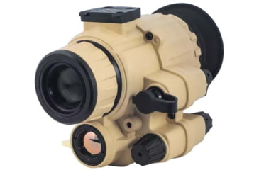 Image of AGM Global Vision F14-3AP Fusion Night Vision and Thermal Monocular, 640x512, 50 Hz, Mil-Spec Elbit or L3 Gen 3 FOM 2200 Plus, P43-Green Phosphor IIT, Sand, 7152522111012F14