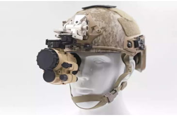 Image of AGM Global Vision F14-3AP Fusion Night Vision and Thermal Monocular, 640x512, 50 Hz, Mil-Spec Elbit or L3 Gen 3 FOM 2200 Plus, P43-Green Phosphor IIT, Sand, 7152522111012F14