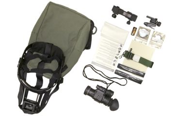 Image of AGM Global Vision MUM-14A NW2 Multi Purpose Night Vision Monocular, Gen 2+ , Level 2, Mil Spec, White Phosphor, Black, 11M14122354021