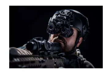 Image of AGM Global Vision NVG-50 NL1 Dual Tube Night Vision Goggle/Binocular 51 Degree FOV Gen 2 Plus, Level 1, Black, 4.4 4.6 2.9, 14NV5122483011