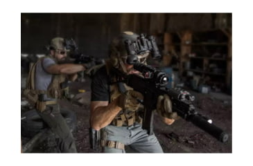 Image of AGM Global Vision NVG-50 NL1 Dual Tube Night Vision Goggle/Binocular 51 Degree FOV Gen 2 Plus, Level 1, Black, 4.4 4.6 2.9, 14NV5122483011