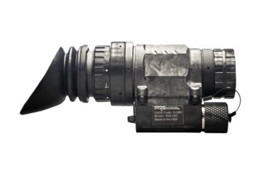 Image of AGM Global Vision PVS-14 OMEGA Multi-Purpose Night Vision Monocular, Mil-Spec, Gen 2+ White Phosphor, Photonis IIT, /w Manual Gain, Black 11PO4122454011