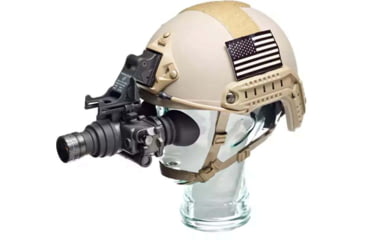 Image of AGM Global Vision PVS-7 3AW1 1x Night Vision Goggle System, Gen 3 Auto-Gated White Phosphor Level 1, Black, 12PV7123284111