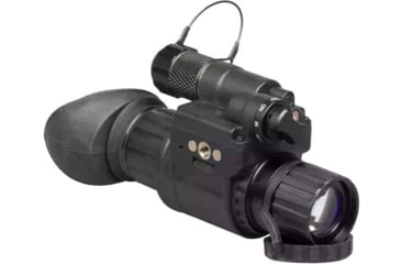 Image of AGM Global Vision Wolf-14 NL1 1x25mm Night Vision Monocular, Gen 2+, Level 1, Green Phosphor, 42 Degrees, Black, 11W14122153011