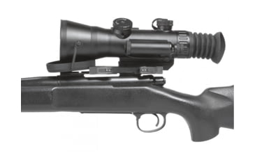 Image of AGM Global Vision Wolverine-4 NL2 Night Vision Rifle Scope W/Sioux850 Long-Range Infrared Illuminator 4x108mm, Gen 2 Plus, Level 2, Black, 12.1 x 3.7 x 3.8, 15WOL422103231