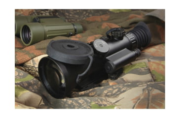 Image of AGM Global Vision Wolverine-4 NL2 Night Vision Rifle Scope W/Sioux850 Long-Range Infrared Illuminator 4x108mm, Gen 2 Plus, Level 2, Black, 12.1 x 3.7 x 3.8, 15WOL422103231