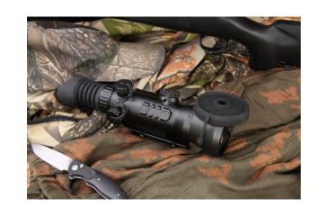 Image of AGM Global Vision Wolverine-4 NL2 Night Vision Rifle Scope W/Sioux850 Long-Range Infrared Illuminator 4x108mm, Gen 2 Plus, Level 2, Black, 12.1 x 3.7 x 3.8, 15WOL422103231