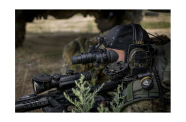 Image of AGM Global Vision Wolverine-4 NL2 Night Vision Rifle Scope W/Sioux850 Long-Range Infrared Illuminator 4x108mm, Gen 2 Plus, Level 2, Black, 12.1 x 3.7 x 3.8, 15WOL422103231