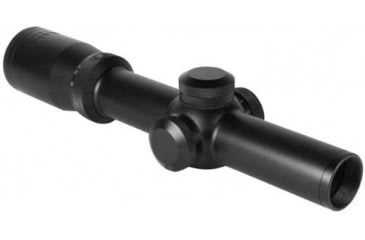 Image of AIM Sports Inc 1-4x24G Tri-Illuminated First Focal Plane Scope/Mil-Dot Reticle/Rings JFF1424G