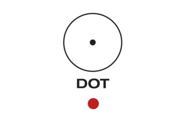 Image of AIM Sports Inc 1X20 Dual Illuminated Micro Dot w/QD Lower 1/3 Co-Witness Riser, Black, RQDT125-L