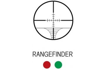 Image of AIM Sports Inc 2.5-10x40 Dual Illuminated Rifle Scope w/Cut Sunshade/Rangefinder Reticle/Picatinny Mount JTSDR251040G-N