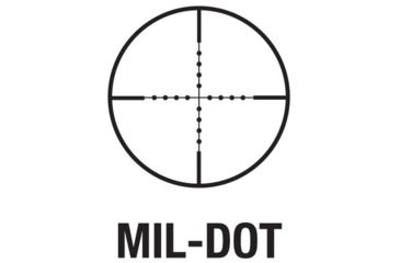 Image of AIM Sports Inc 3-9X40 Non-Illuminated Full Size Rifle Scope w/ Mil-Dot Reticle, JLM3940G
