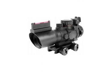 Image of USED AIM Sports Inc 4x32 Tri-Illuminated Rifle Scope w/ Fiber Optic Sight, JTSFO432G-N, EDEMO1
