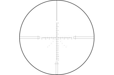 Image of AIM Sports Inc Alpha 6 4.5-27X50 30mm Rifle Scope With MR1 MRAD Reticle, Black, JA6HD452750MR